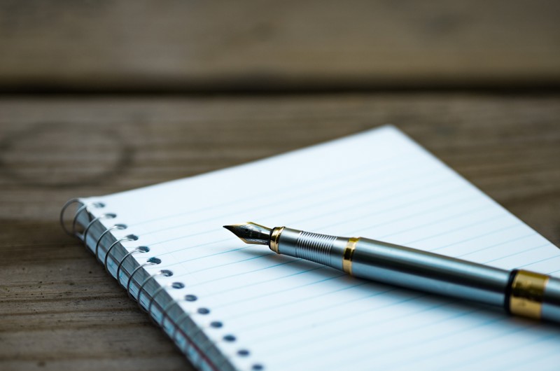 Pen and paper